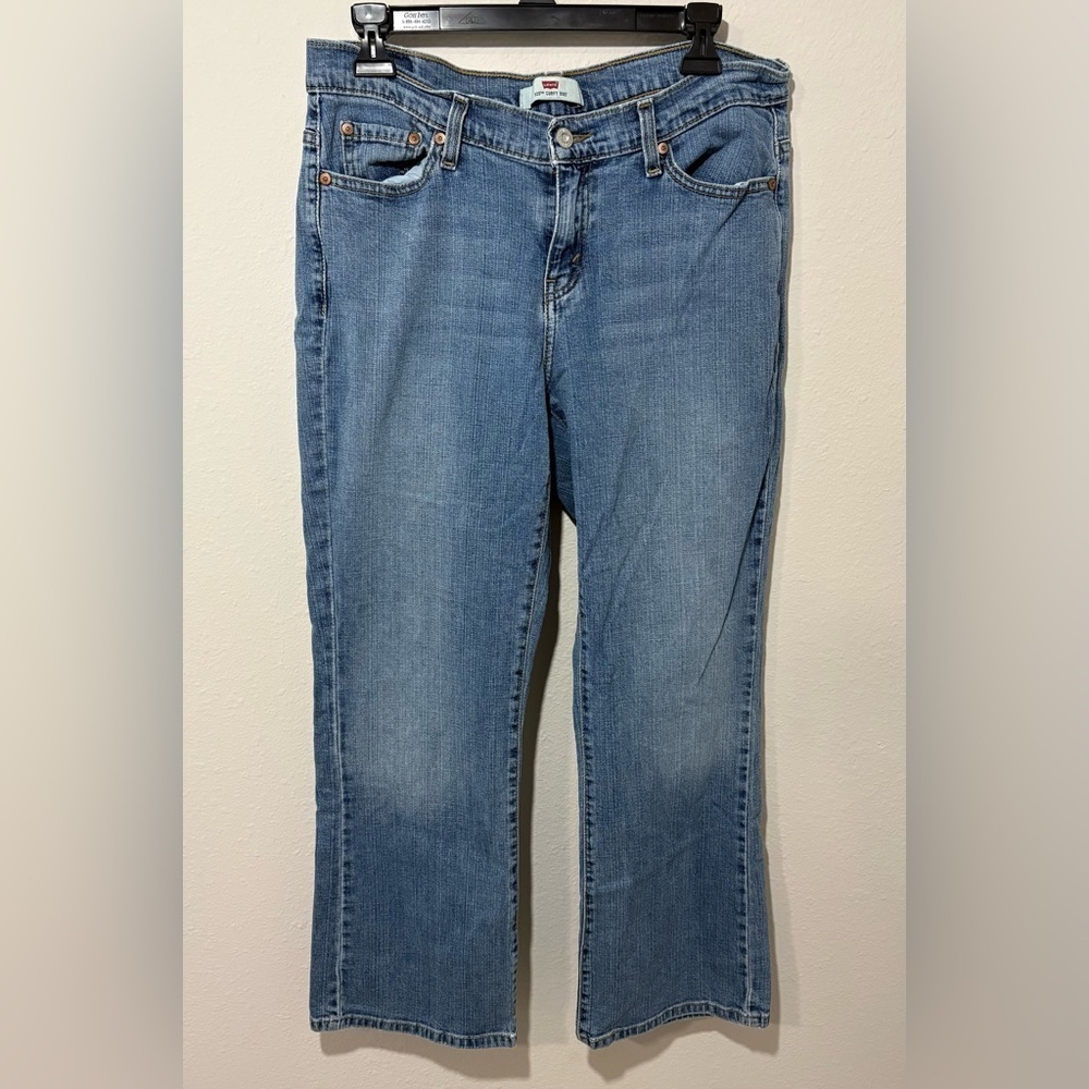 Levi’s 529 Curvy Bootcut Jeans Women’s Size 14 Blue Denim Stretch